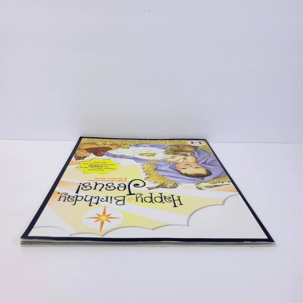 Happy Birthday Jesus Read-Along Activity Book Childrens Twin Sisters